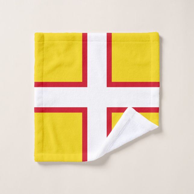 Flag of Dorset  Wash Cloth (Wash Cloth)