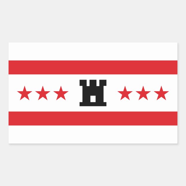 Flag of Drenthe province, Netherlands Rectangular Sticker (Front)
