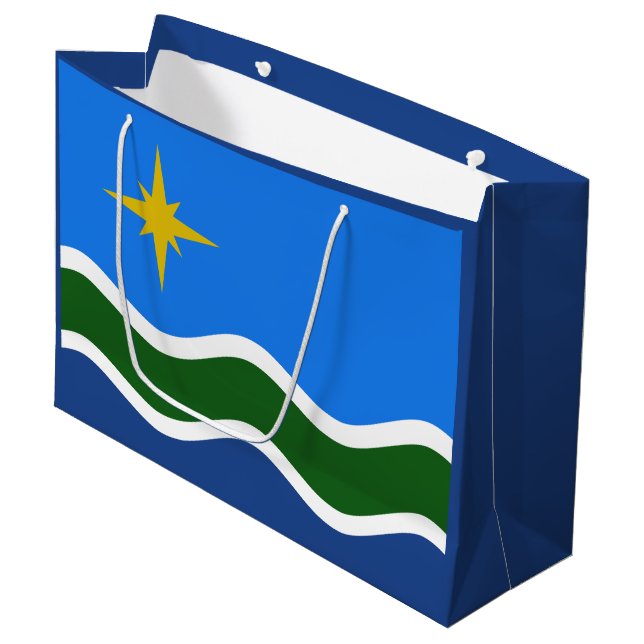 Flag of Duluth, Minnesota Large Gift Bag (Front Angled)