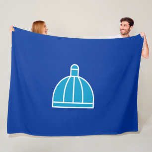 Flag of Durban (South Africa) Fleece Blanket