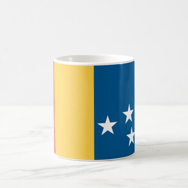 Flag of Durham, North Carolina Coffee Mug (Center)