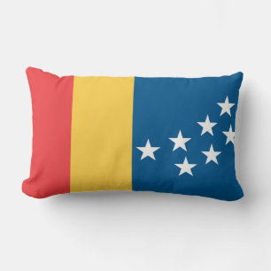 Flag of Durham, North Carolina Lumbar Cushion