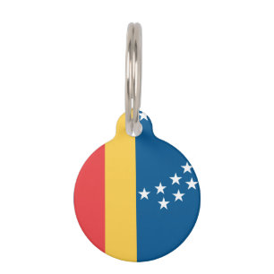 Flag of Durham, North Carolina Pet Tag
