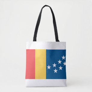 Flag of Durham, North Carolina Tote Bag
