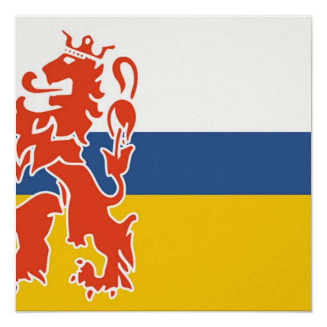 Flag of Dutch Limburg Poster (Front)
