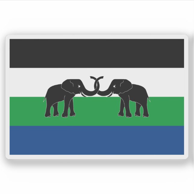 Flag of East Caprivi, the Republic of South Africa (Front)