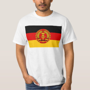 Flag of East Germany - Flagge der DDR (GDR) - NVA T-Shirt