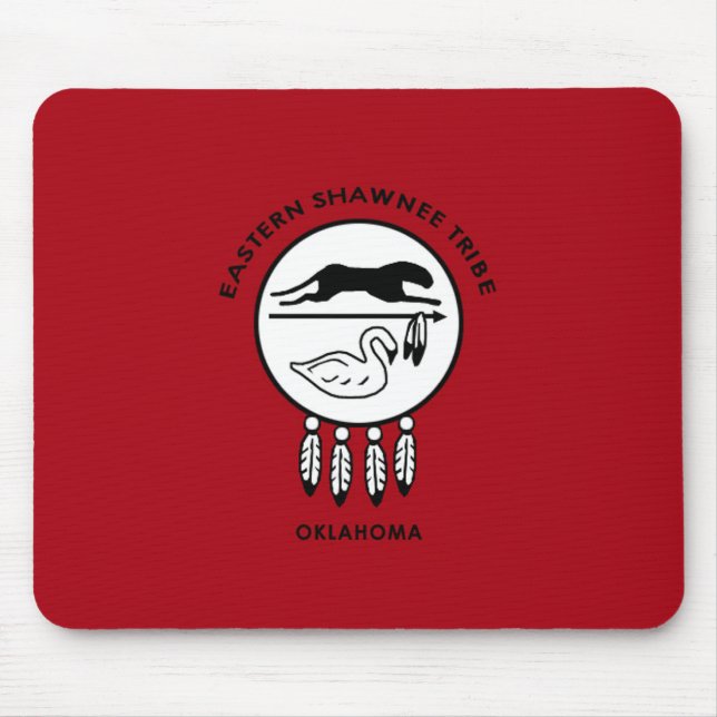 Flag of Eastern Shawnee Mouse Mat (Front)