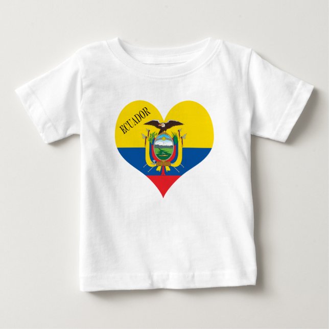 Flag of Ecuador Baby T-Shirt (Front)