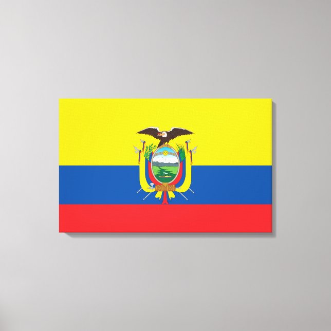 Flag of Ecuador Canvas Print (Front)