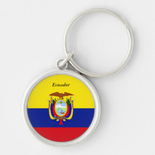 Flag of Ecuador custom design Key Ring