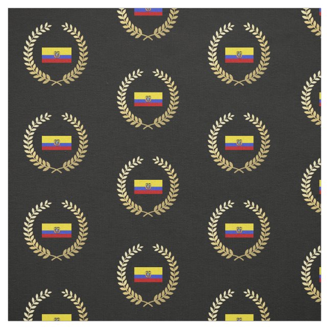 Flag of Ecuador Fabric (Swatch)