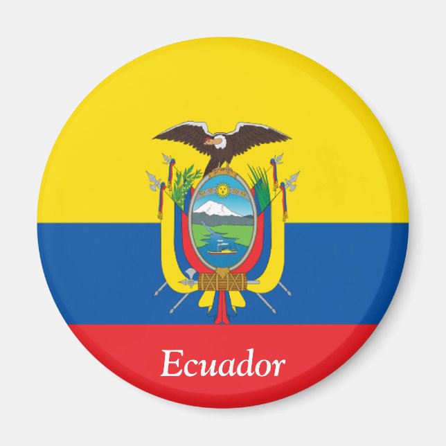 Flag of Ecuador Magnet (Front)