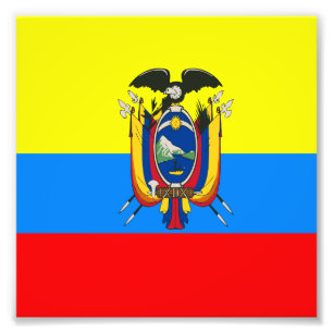 Flag of Ecuador Photo Print