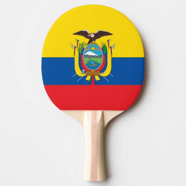 Flag of Ecuador Ping Pong Paddle (Front)