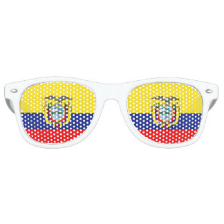 Flag of Ecuador Retro Sunglasses
