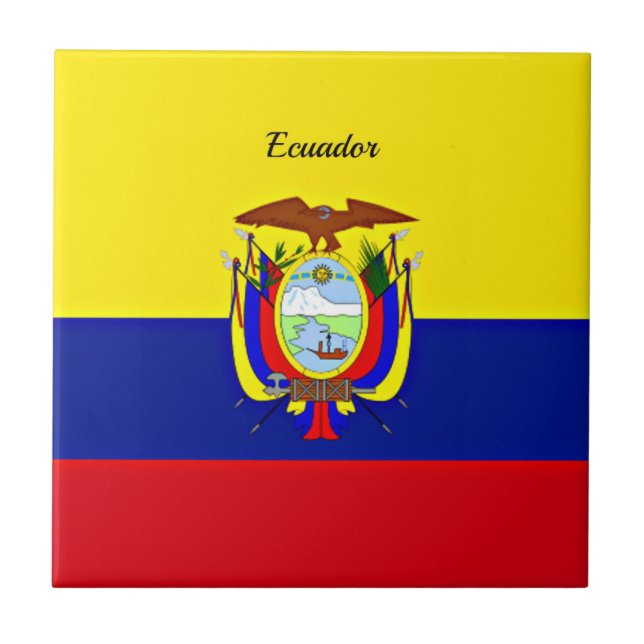 Flag of Ecuador Tile (Front)