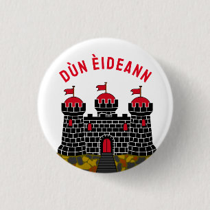 Flag of Edinburgh - SCOTLAND 3 Cm Round Badge