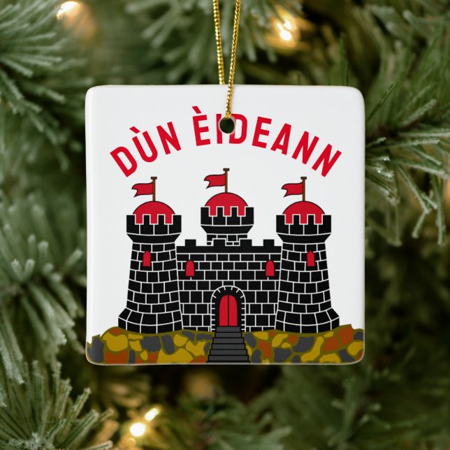 Flag of Edinburgh - SCOTLAND Ceramic Ornament (Tree)
