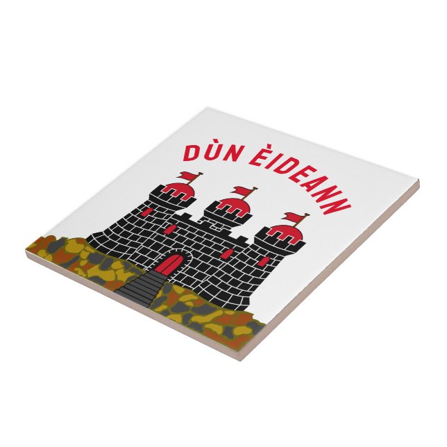 Flag of Edinburgh - SCOTLAND Tile (Side)