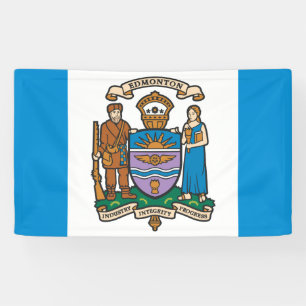 Flag of Edmonton (Alberta, Canada) Banner