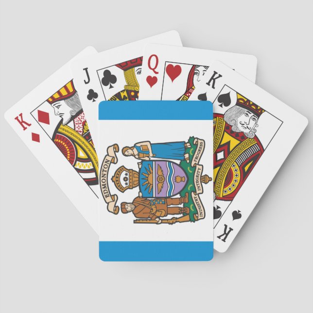 Flag of Edmonton (Alberta, Canada) Playing Cards (Back)
