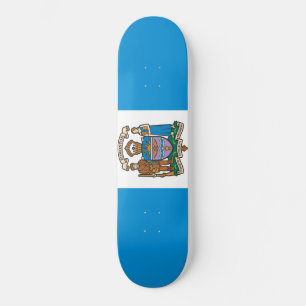 Flag of Edmonton (Alberta, Canada) Skateboard