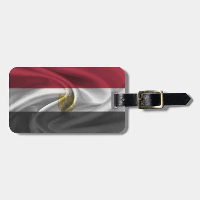 Flag Of Egypt Luggage Tag (Front Horizontal)