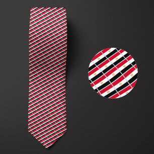 Flag of Egypt Pattern Tie