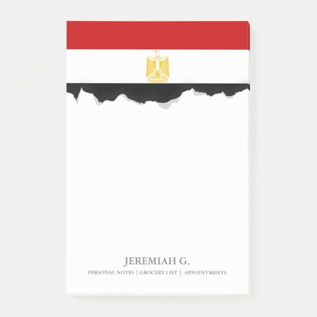 Flag of Egypt Post-it Notes (Front)