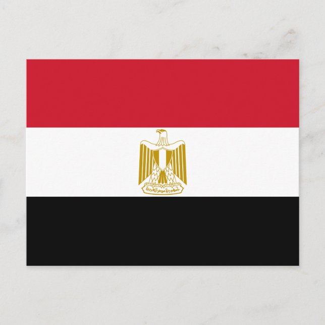 Flag of Egypt Postcard (Front)