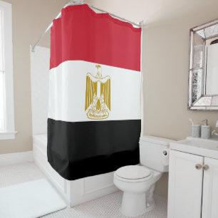 Flag of Egypt Shower Curtain