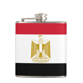 Flag of Egypt Vinyl Wrapped Flask