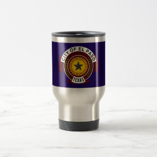 Flag of El Paso Travel Mug