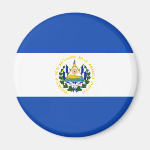 Flag of El Salvador - Bandera de El Salvador Magnet