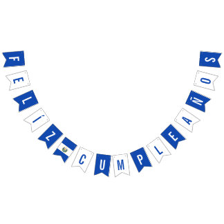 Flag of El Salvador Birthday Party Decorations