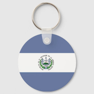 Flag of El Salvador Keychain