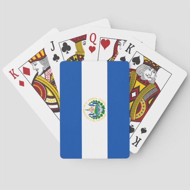 Flag of El Salvador Playing Cards (Back)