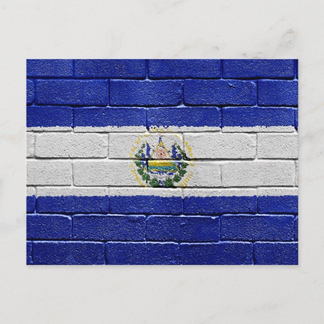 Flag of El Salvador Postcard (Front)