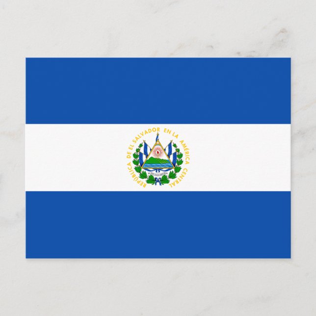 Flag of El Salvador Postcard (Front)