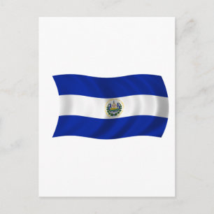 Flag of El Salvador Postcard