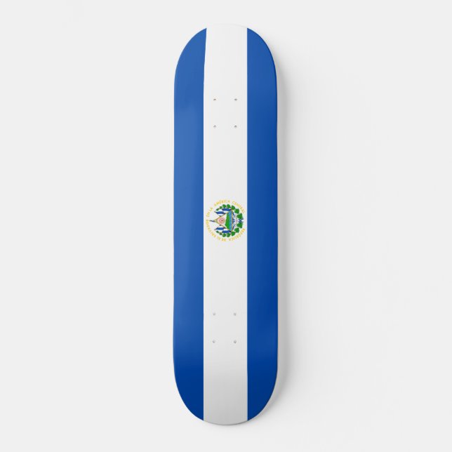 Flag of El Salvador Skateboard (Front)