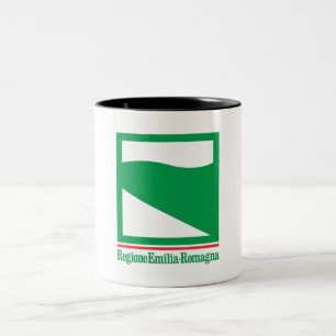 Flag of Emilia-Romagna (Italy)   Two-Tone Coffee Mug