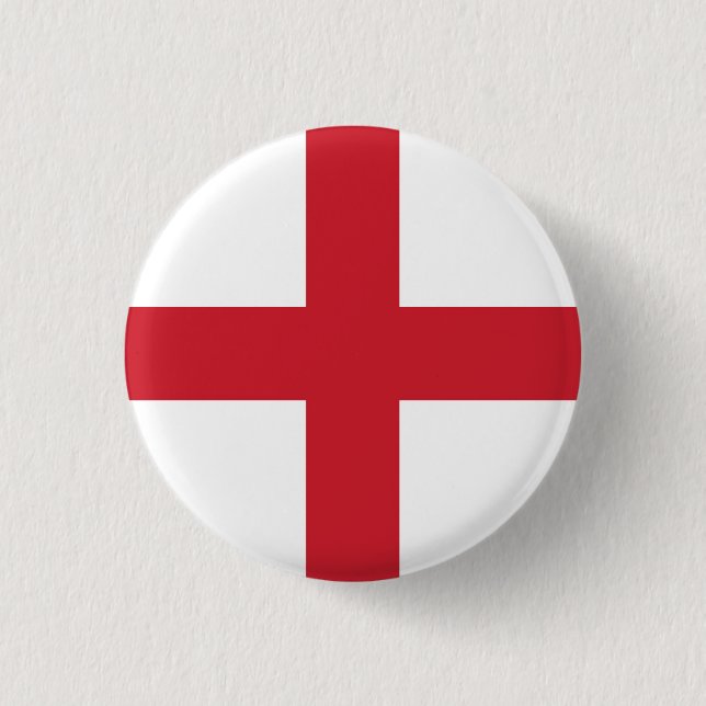 Flag of England 3 Cm Round Badge (Front)
