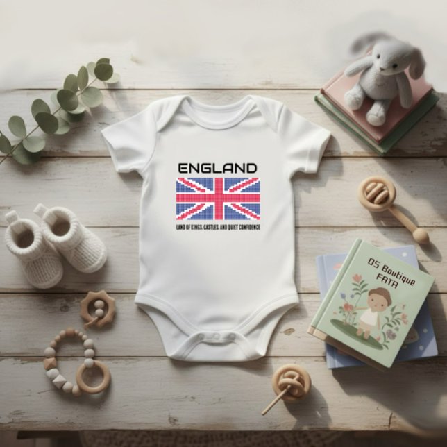 Flag of England Baby Bodysuit (Creator Uploaded)