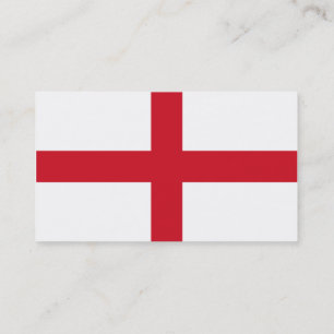 Flag of England business cards