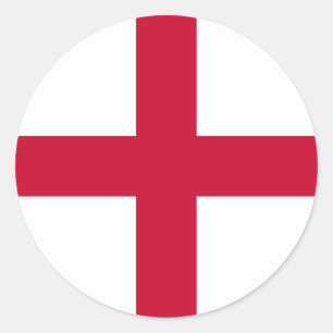 Flag of England Classic Round Sticker