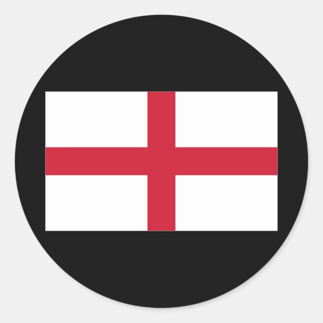 Flag of England Classic Round Sticker (Front)