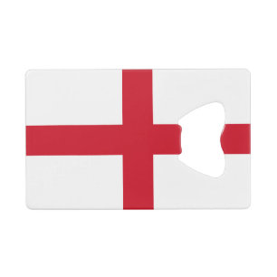 Flag of England Credit Card Bottle Opener