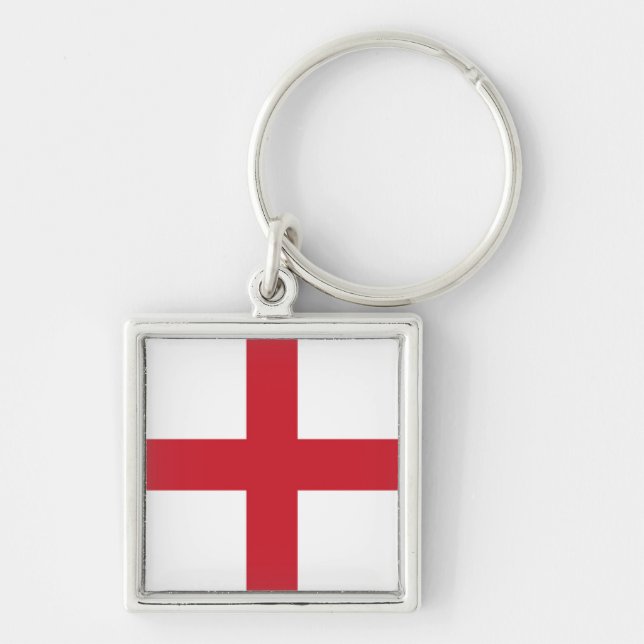 Flag of England Key Ring (Front)